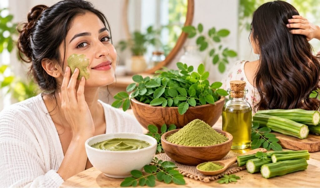 know the beauty benefits of moringa in hindi