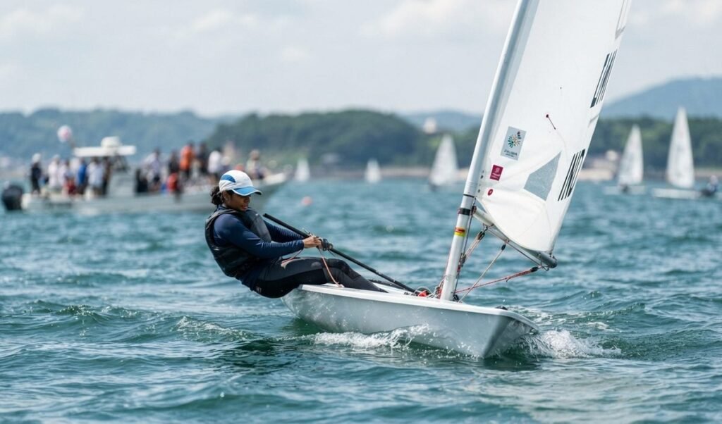 nethra kumanan wins bronze medal asian games sailing nethra kumanan wins bronze medal asian games sailing