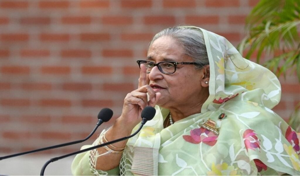 sheikh hasina highlights insecurity of bangladesh minorities in durga puja message