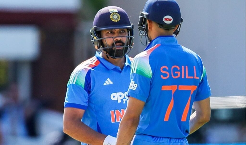 shubman gill and rohit sharma guide india to historic odi run chase