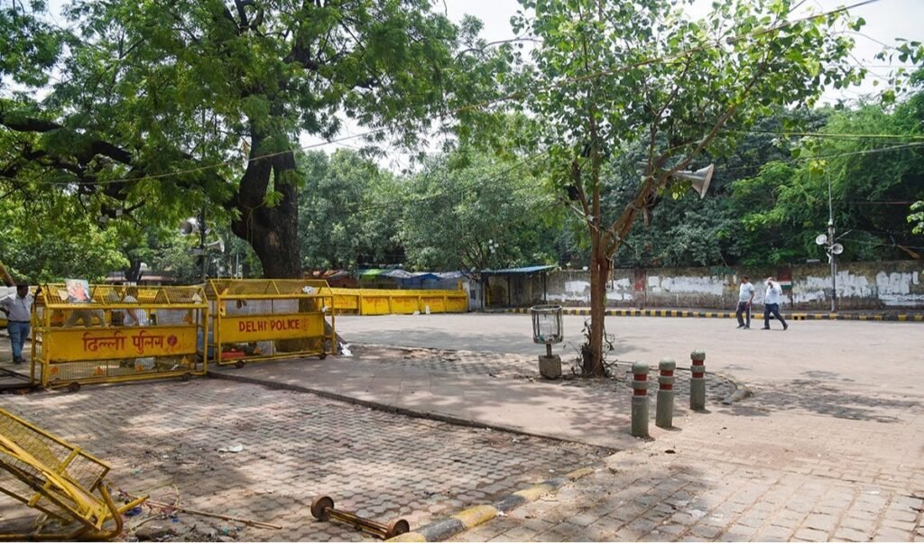 sites of protest moving away from jantar mantar
