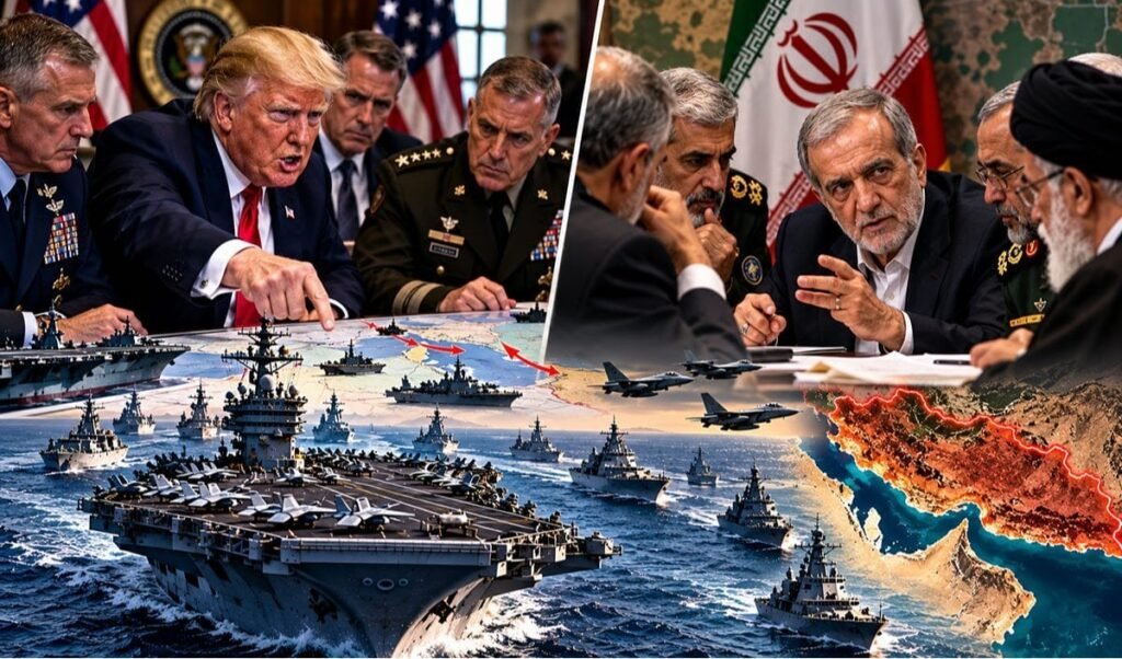 us iran middle east military buildup third aircraft carrier hormuz crisis
