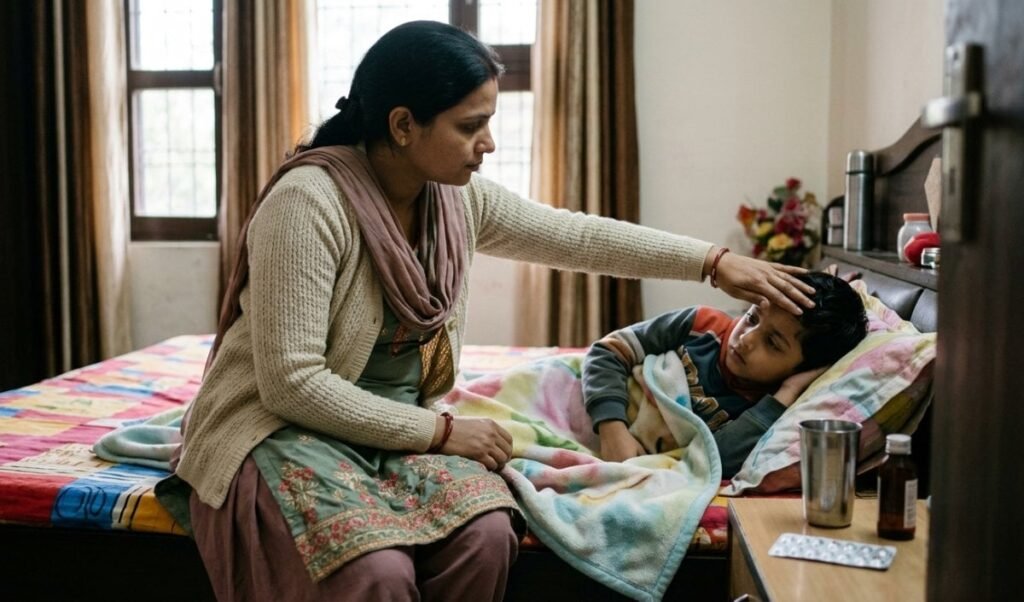 तापमान में उतार-चढ़ाव से बच्चों में बढ़ता है Infection, सर्दी-जुकाम और फ्लू से ऐसे करें बचाव तापमान में उतार-चढ़ाव से बच्चों में बढ़ता है Infection, सर्दी-जुकाम और फ्लू से ऐसे करें बचाव